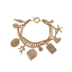 Mixed Chain and Celestial Beach Charm Bracelet