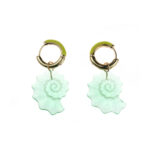 Summer Icon Charm Hoop Earring