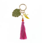 Palm and Banana Icon Bag Charm