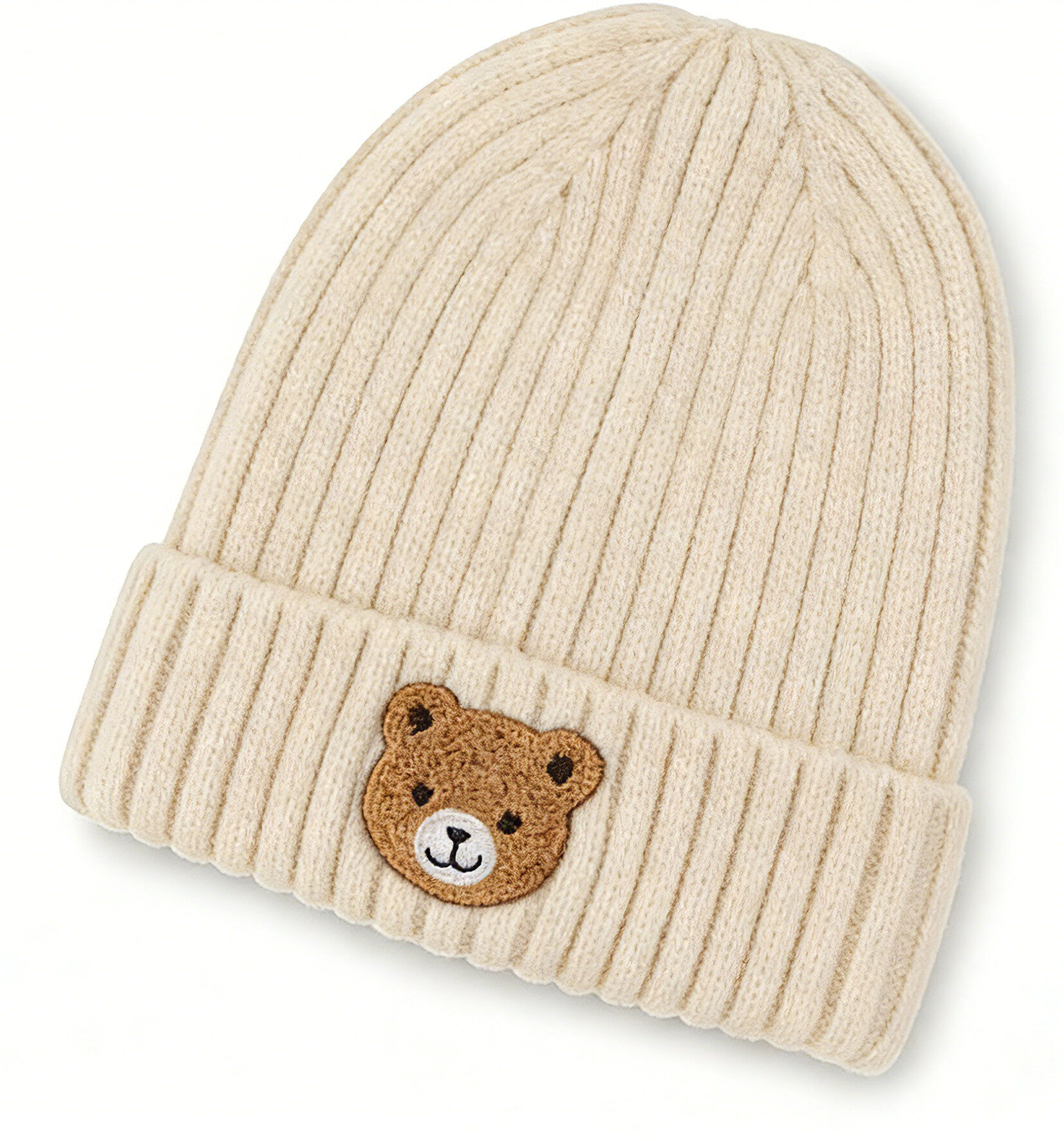 smile-baby-hat light beige
