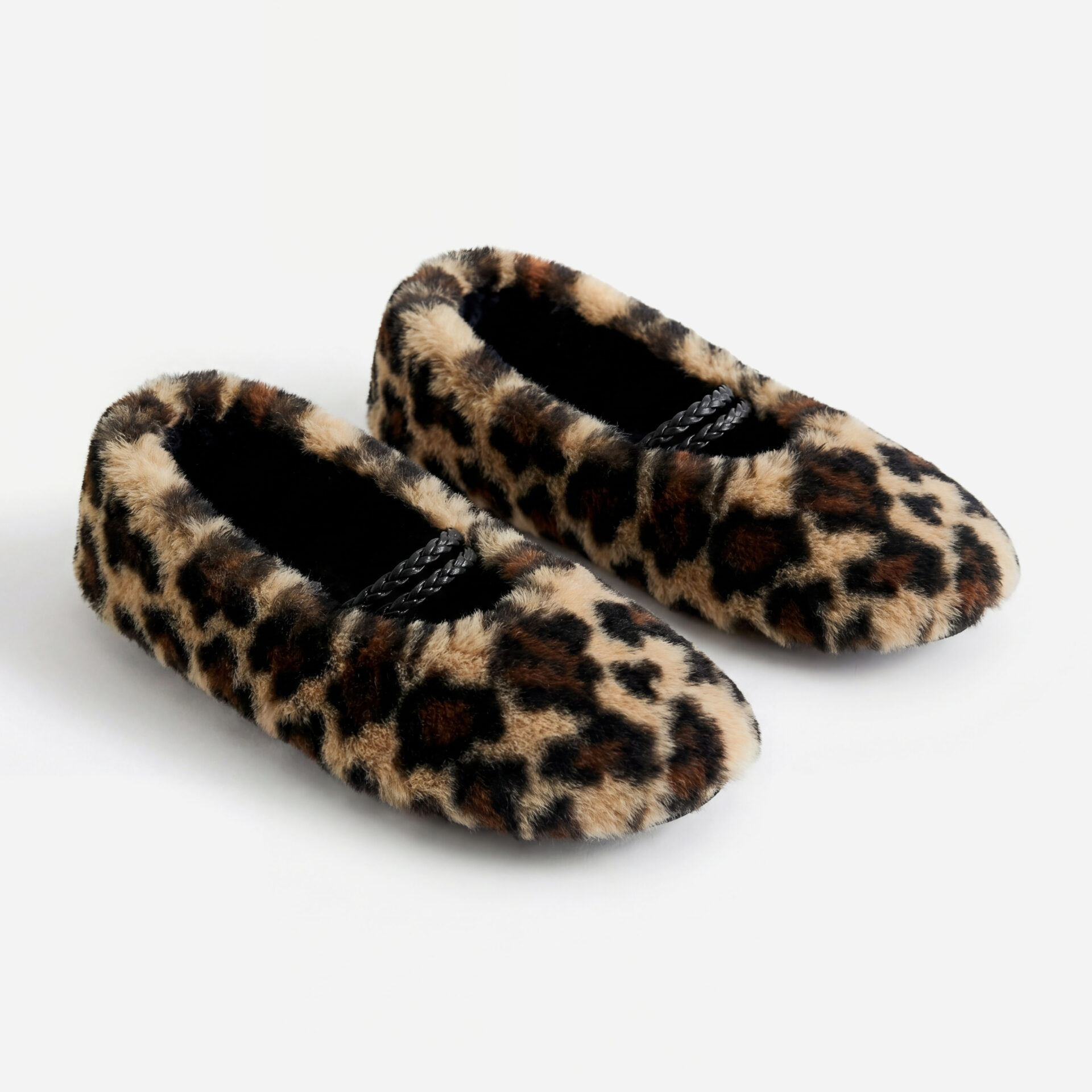 豹纹芭蕾拖鞋-1