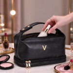 PU Travel Portable Makeup Toiletries Bag - Image 5