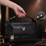 PU Travel Portable Makeup Toiletries Bag - Image 7