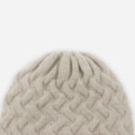 Knit Beanie and Scarf Set (Heather Gray/Oat Beige) - Image 5