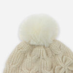 Kids Bow Pom Pom Beanie - Image 4