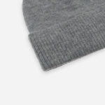Heather Grey Cuffed Knit Beanie - Image 5