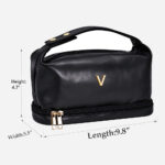 PU Travel Portable Makeup Toiletries Bag - Image 3